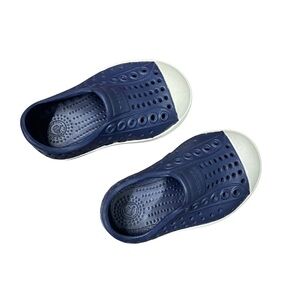 Native Kids Navy and Cream Water Shoes